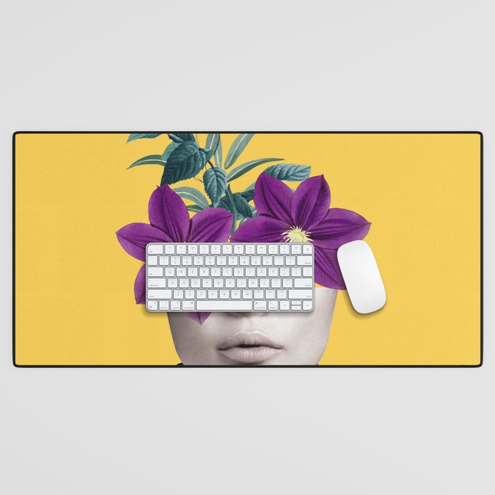 Floral Portrait 2 Desk Mat Gallery Image 1