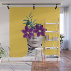 Floral Portrait 2 Wall Mural Gallery Image 1