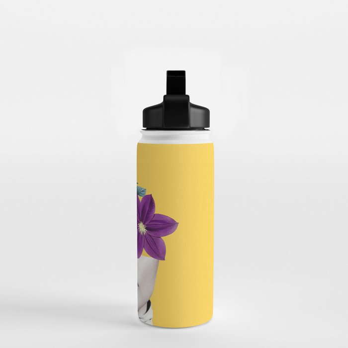 Floral Portrait 2 Water Bottle Gallery Image 2