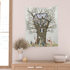 the astrology tree Wall Tapestry Gallery Image 2