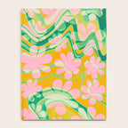 Retro Daisy Tie Dye Pattern Notebook Gallery Image 4