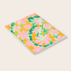 Retro Daisy Tie Dye Pattern Notebook Gallery Image 3