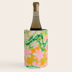 Retro Daisy Tie Dye Pattern Wine Chiller Gallery Image 3