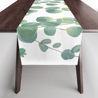 Decorative Eucalyptus Leaves Table Runner Gallery Image 1
