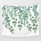 Decorative Eucalyptus Leaves Wall Tapestry Gallery Image 4