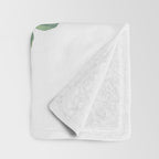 Decorative Eucalyptus Leaves Throw Blanket Gallery Image 3