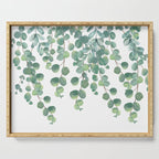 Decorative Eucalyptus Leaves Serving Tray Gallery Image 1