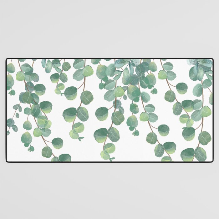 Decorative Eucalyptus Leaves Desk Mat Gallery Image 3