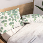 Decorative Eucalyptus Leaves Pillow Sham Gallery Image 2