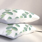 Decorative Eucalyptus Leaves Pillow Sham Gallery Image 3