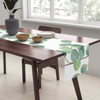 Decorative Eucalyptus Leaves Table Runner Gallery Image 2