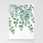 Decorative Eucalyptus Leaves Stationery Card Gallery Image 2
