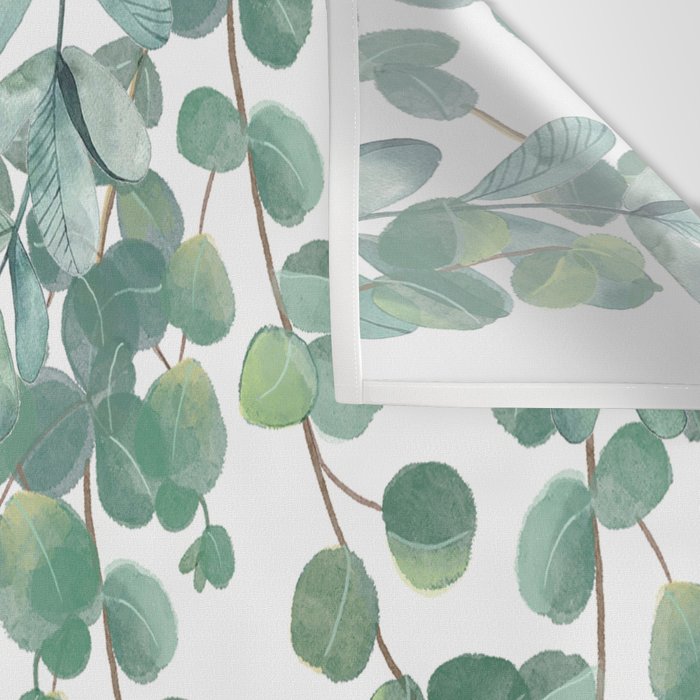 Decorative Eucalyptus Leaves Wall Tapestry Gallery Image 3
