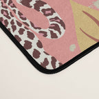 Leopard Crush Pink Desk Mat Gallery Image 4