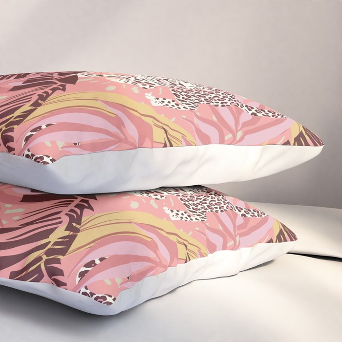 Leopard Crush Pink Pillow Sham Gallery Image 3