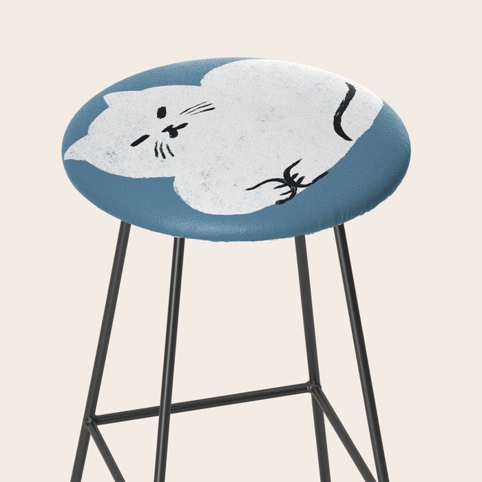 Comfy Cat WarmBlue Stool Gallery Image 2