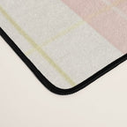 Cozy Gingham Plaid in Soft Pink and Sage Warm Heirloom Desk Mat Gallery Image 4