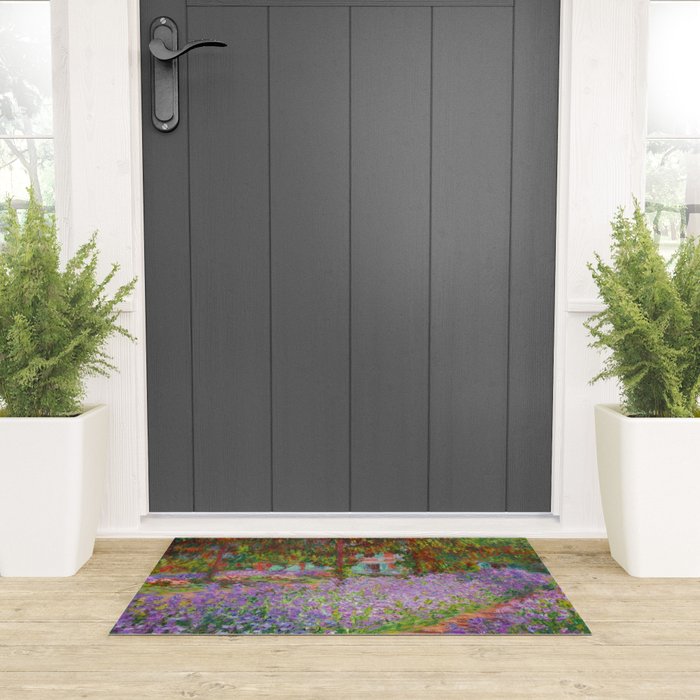 Claude Monet "The Artist's Garden at Giverny" Welcome Mat Gallery Image 3