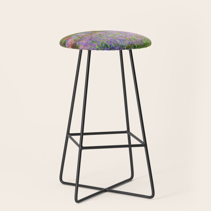 Claude Monet "The Artist's Garden at Giverny" Stool Gallery Image 1