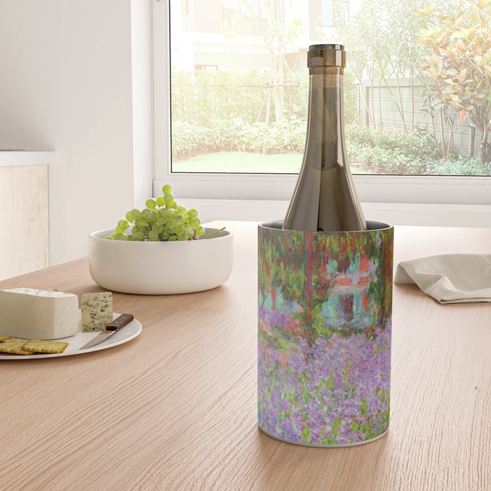 Claude Monet "The Artist's Garden at Giverny" Wine Chiller Gallery Image 4