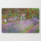 Claude Monet "The Artist's Garden at Giverny" Cutting Board Gallery Image 1
