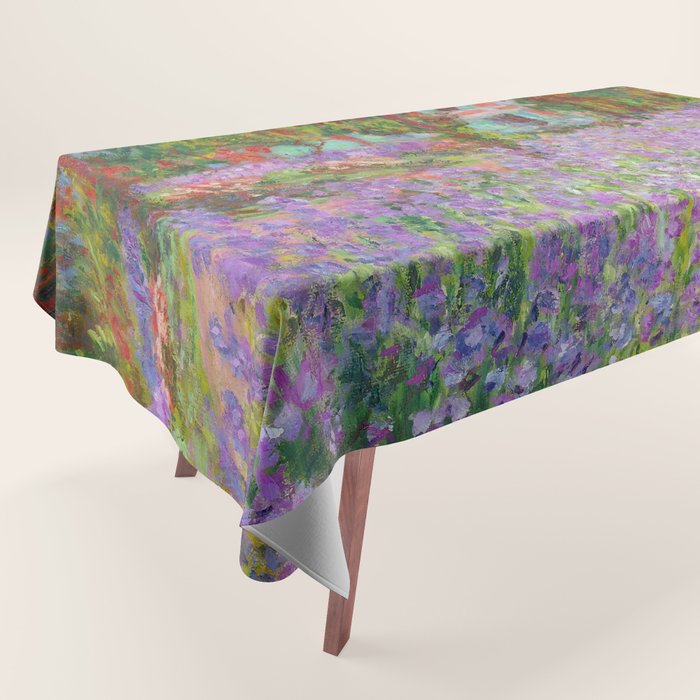 Claude Monet "The Artist's Garden at Giverny" Tablecloth