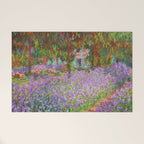 Claude Monet "The Artist's Garden at Giverny" Welcome Mat Gallery Image 1
