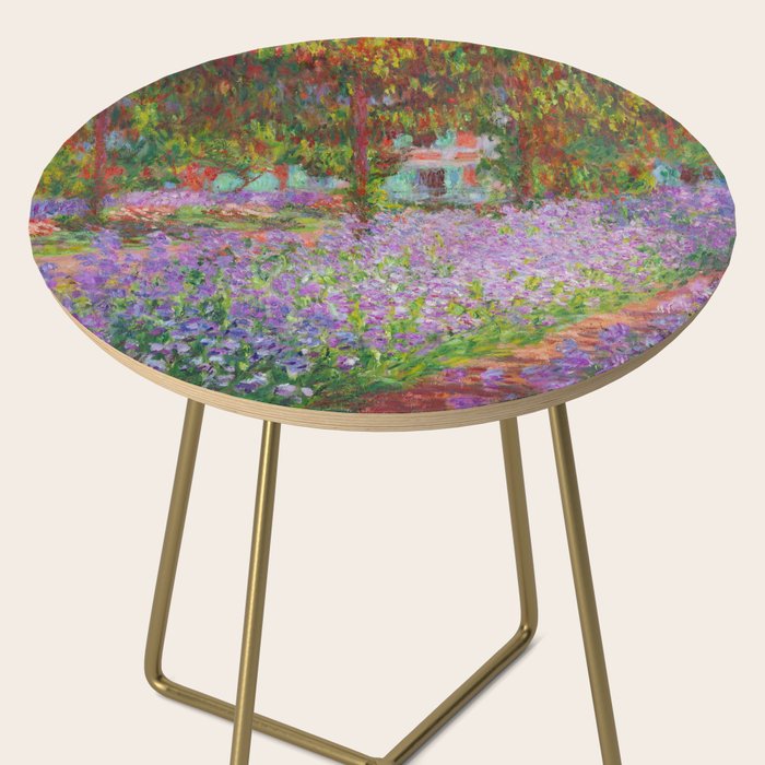 Claude Monet "The Artist's Garden at Giverny" Side Table Gallery Image 2