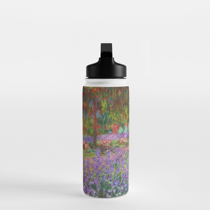 Claude Monet "The Artist's Garden at Giverny" Water Bottle Gallery Image 3