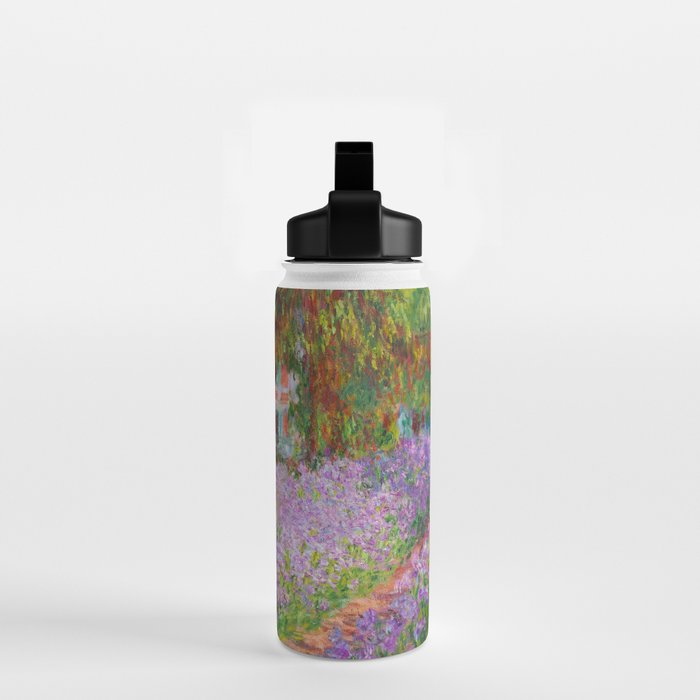 Claude Monet "The Artist's Garden at Giverny" Water Bottle Gallery Image 2