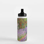 Claude Monet "The Artist's Garden at Giverny" Water Bottle Gallery Image 2
