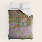 Claude Monet "The Artist's Garden at Giverny" Comforter Gallery Image 6