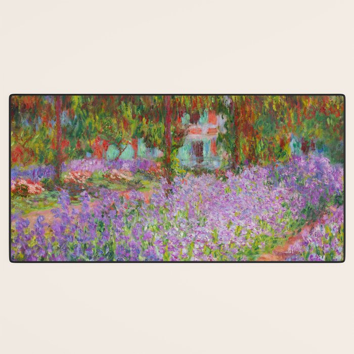 Claude Monet "The Artist's Garden at Giverny" Desk Mat Gallery Image 3