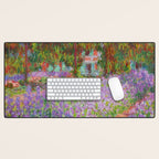 Claude Monet "The Artist's Garden at Giverny" Desk Mat Gallery Image 1