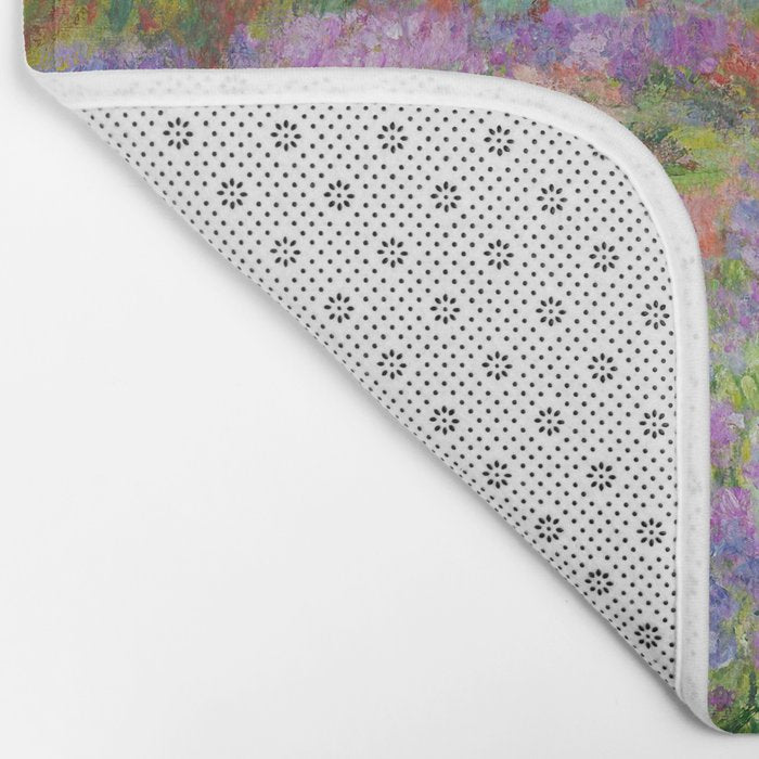 Claude Monet "The Artist's Garden at Giverny" Bath Mat Gallery Image 2