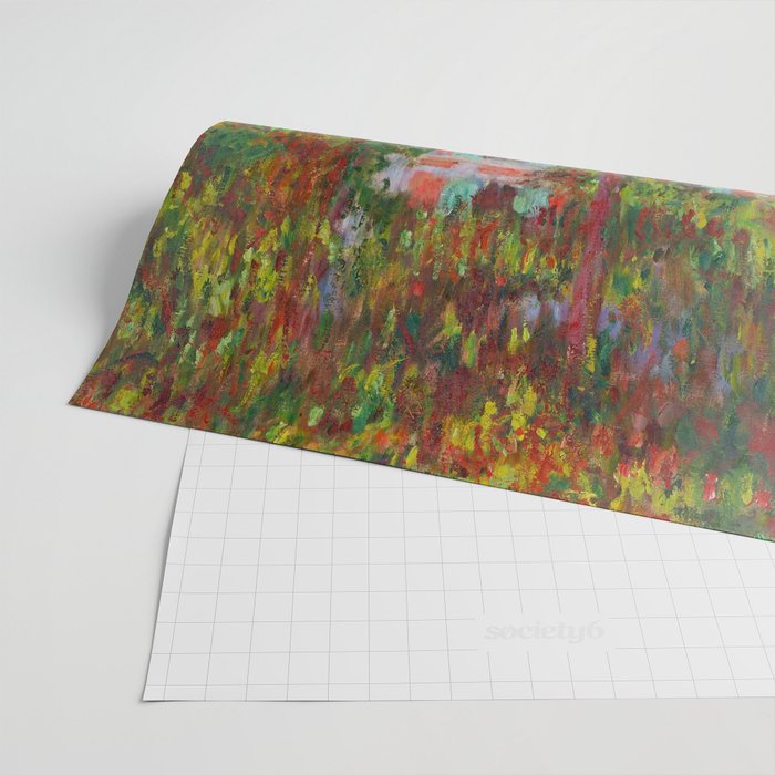 Claude Monet "The Artist's Garden at Giverny" Wrapping Paper Gallery Image 2