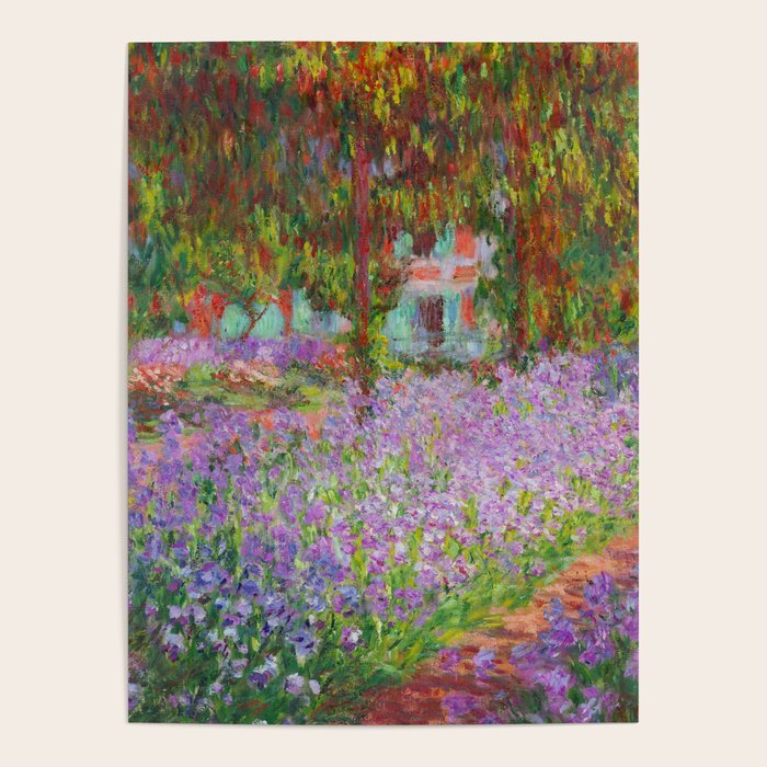 Claude Monet "The Artist's Garden at Giverny" Poster Gallery Image 1