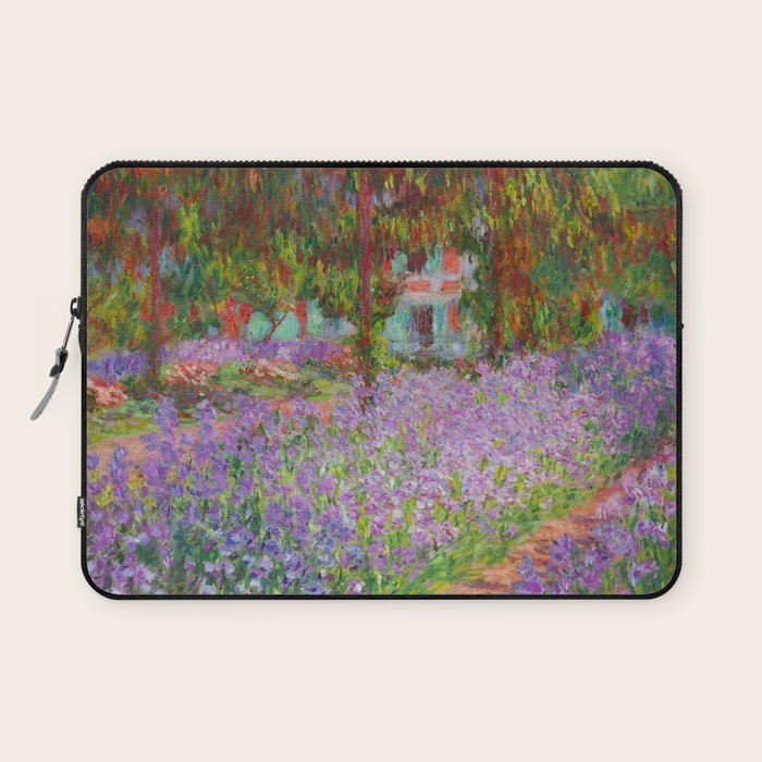 Claude Monet "The Artist's Garden at Giverny" Laptop Sleeve Gallery Image 1