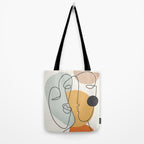 Abstract Faces 30 Tote Bag Gallery Image 2