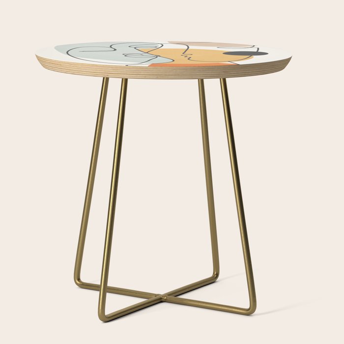 Abstract Faces 30 Side Table Gallery Image 1