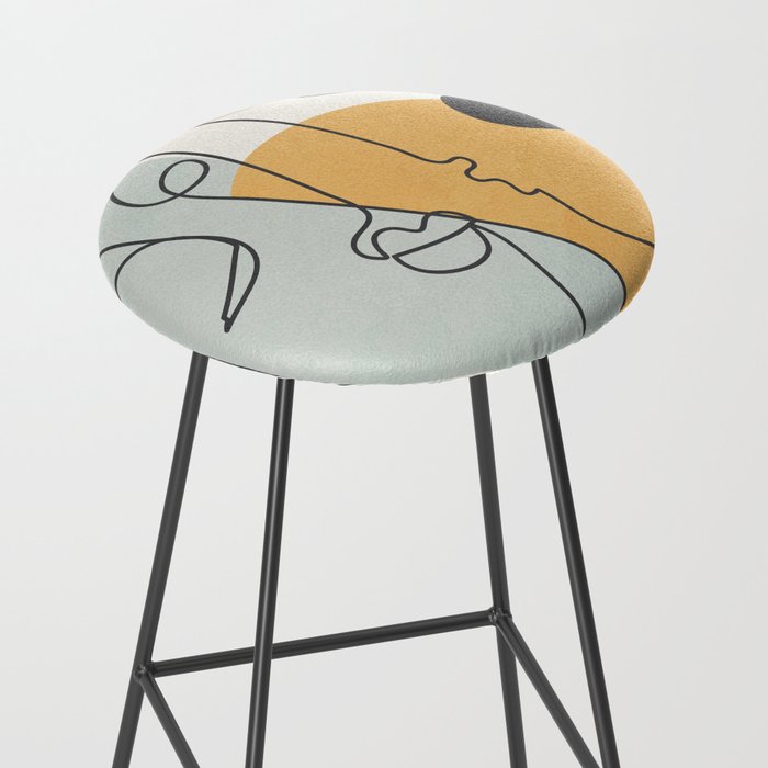 Abstract Faces 30 Stool Gallery Image 2