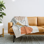 Abstract Faces 30 Throw Blanket Gallery Image 1