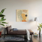 Abstract Faces 30 Wood Wall Art Gallery Image 2