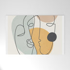 Abstract Faces 30 Welcome Mat Gallery Image 1