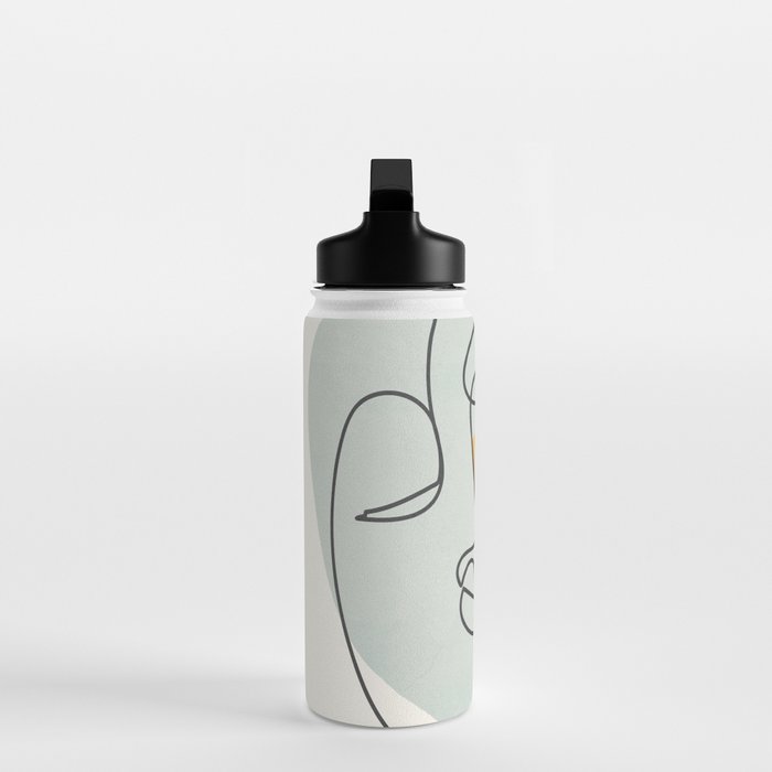 Abstract Faces 30 Water Bottle Gallery Image 3