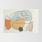Abstract Faces 30 Rug Gallery Image 2