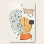 Abstract Faces 30 Cutting Board Gallery Image 1