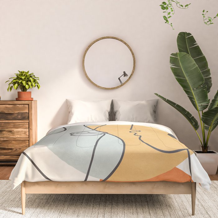 Abstract Faces 30 Comforter Gallery Image 3