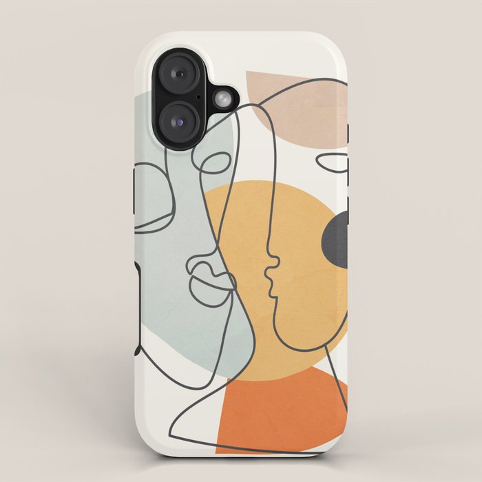Abstract Faces 30 iPhone Case Gallery Image 1