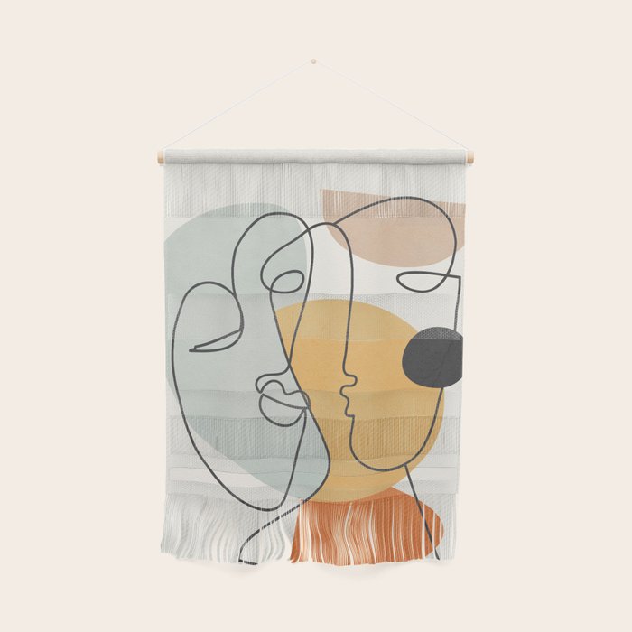 Abstract Faces 30 Wall Hanging Gallery Image 1